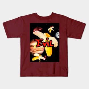 Evil Space Bananas Kids T-Shirt